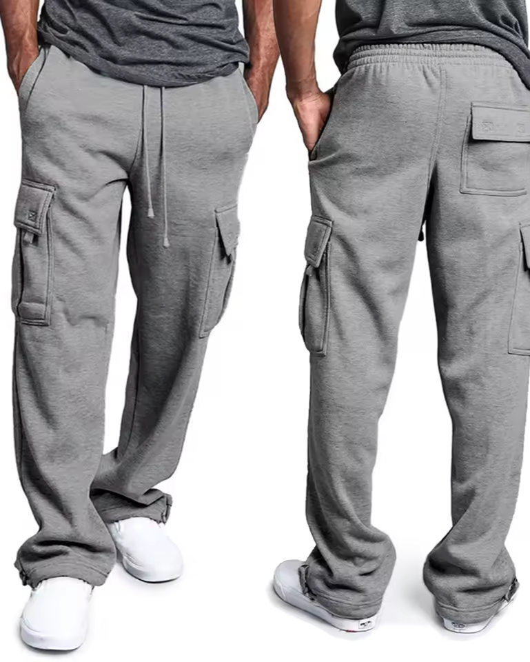 Fitted joggers with pockets