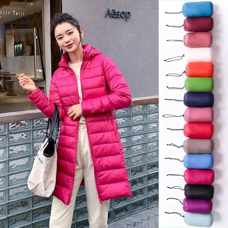 Women's Duck Down Coat Thin