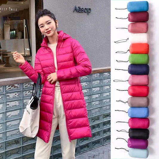 Women's Duck Down Coat Thin