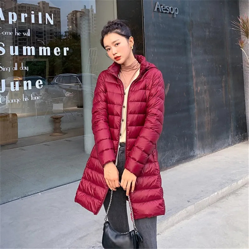Women's Duck Down Coat Thin