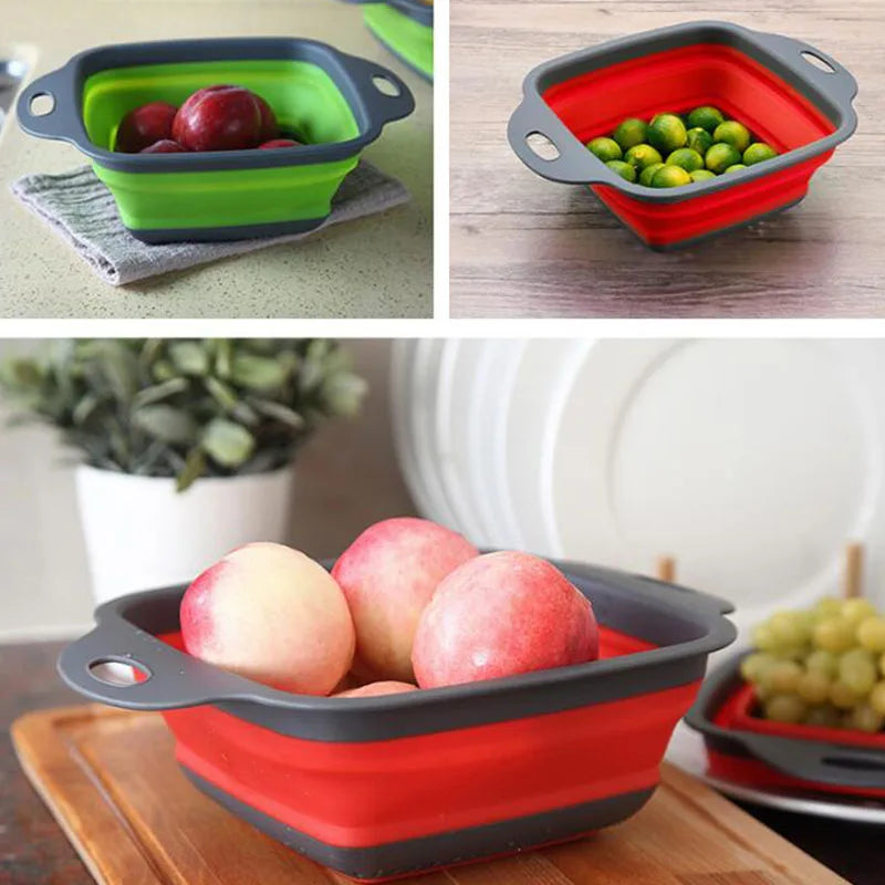 Foldable Fruit Vegetable Washing Basket
