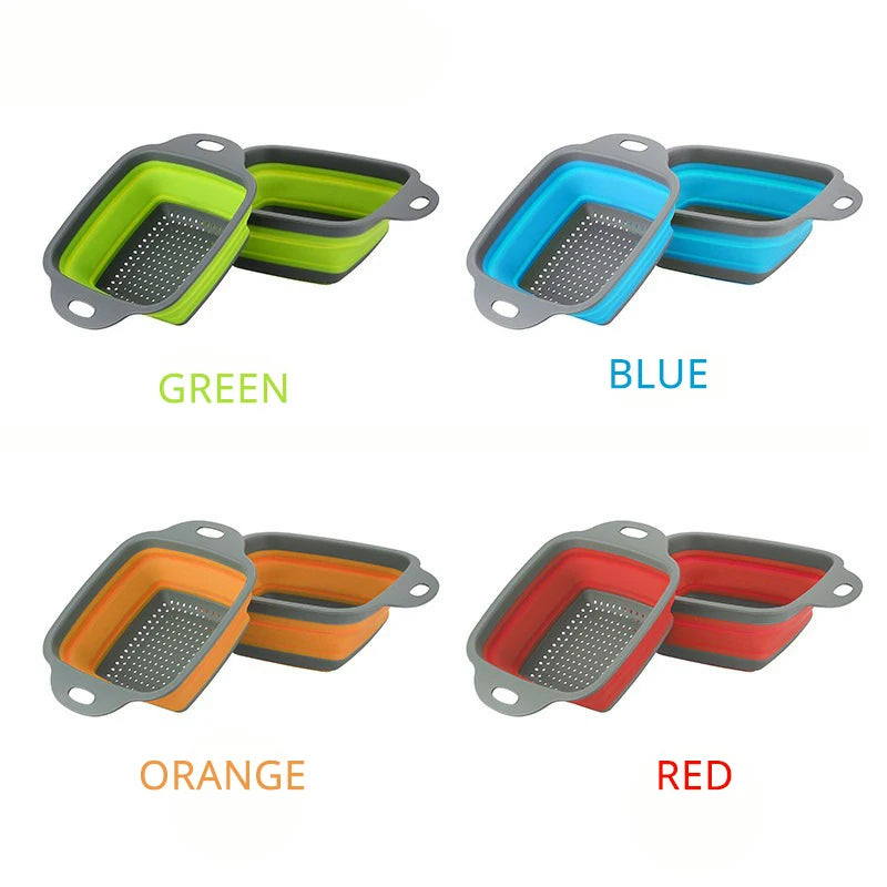 Foldable Fruit Vegetable Washing Basket