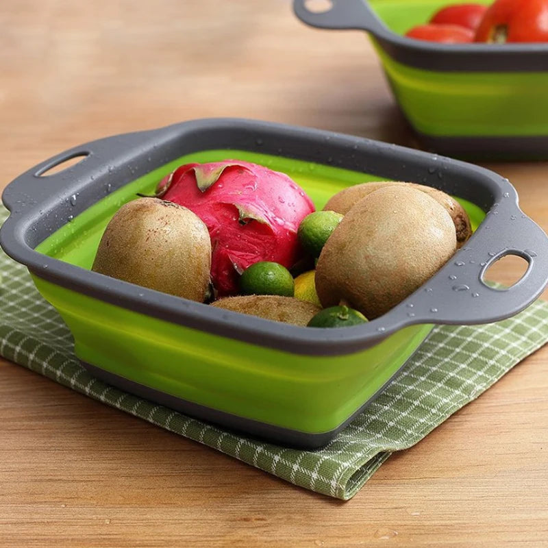 Foldable Fruit Vegetable Washing Basket