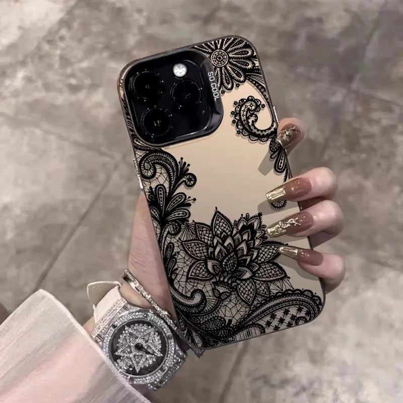 Lace Floral Pattern Phone Case