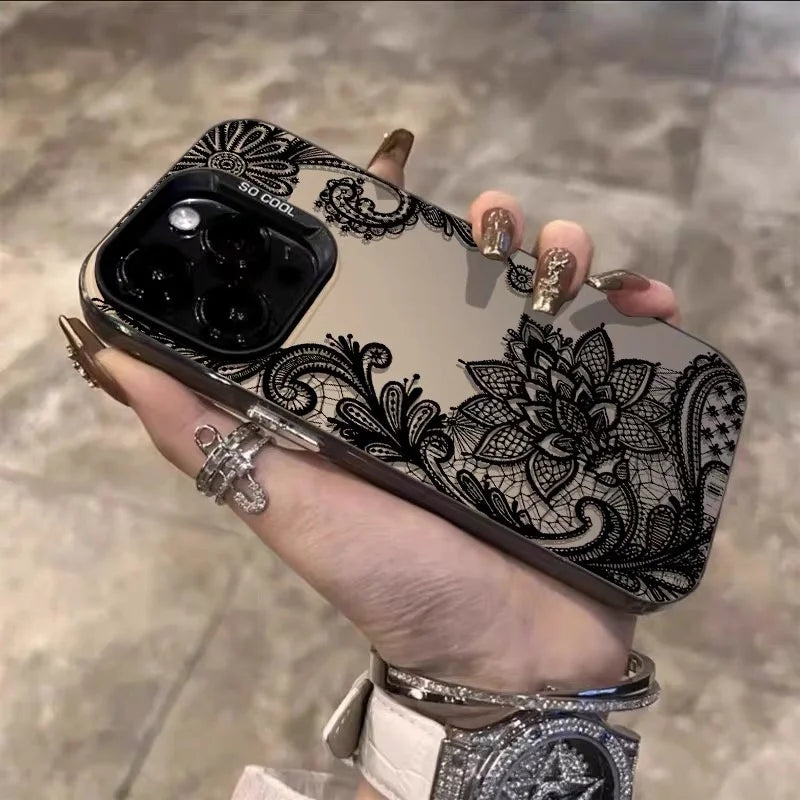 Lace Floral Pattern Phone Case