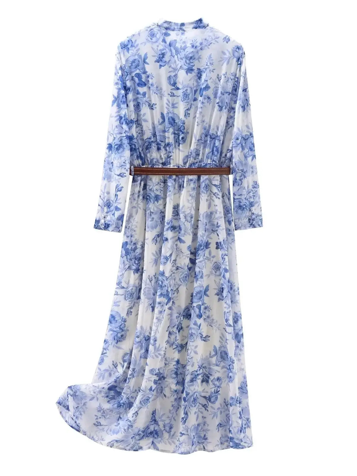 XNWMNZ 2024 Ruffle Belt Dress