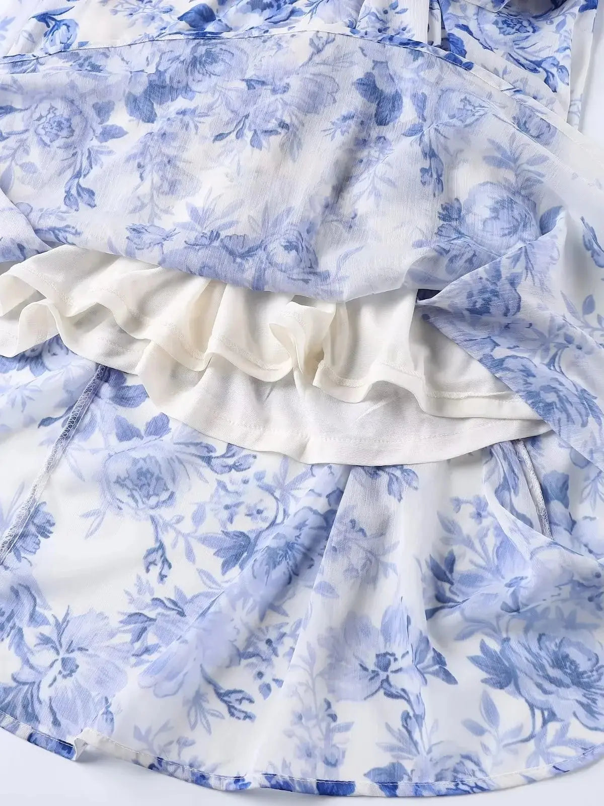 XNWMNZ 2024 Ruffle Belt Dress