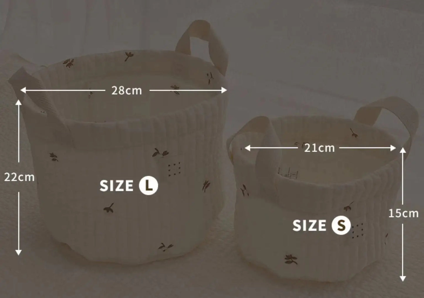 Bear Embroided Baby Bags